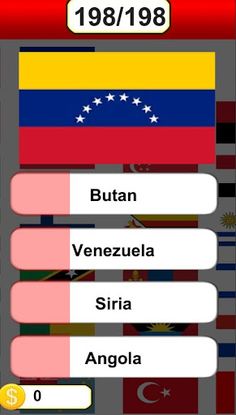 Banderas del mundo en español  - Screenshot 1