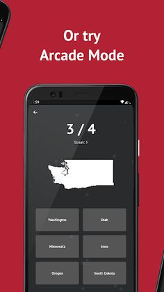 US States Flag and Shape Quiz - Screenshot 3