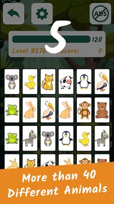 Kids Memory Game: Animals - Screenshot 4