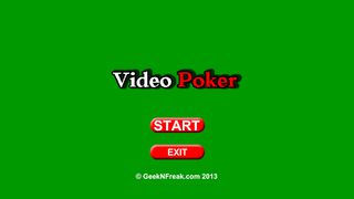 Video Poker Game - Screenshot 2