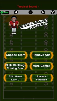 IModel 5 on 5 FootBall - Screenshot 1