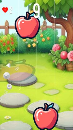 Apple Catching Piano Song - Screenshot 1