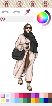 Fashion Color Book Style Games - Screenshot 5