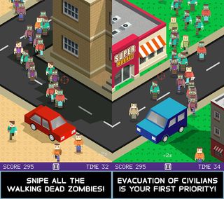 Pixel Zombie Sniper: Mini Game - Screenshot 2