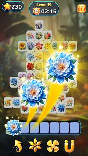 Mystical Flower - Match Tiles - Screenshot 2