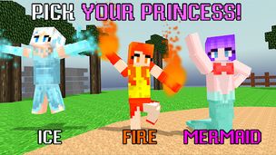 Blocky Princess: Frozen Arena - Screenshot 3