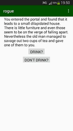 Rogue (text adventure) - Screenshot 4