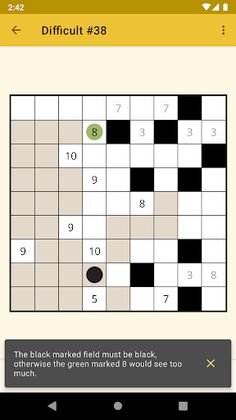 Kuromasu Puzzle - Screenshot 2