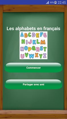 alphabets français - Screenshot 1