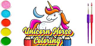 coloring pretty little horse - Screenshot 1