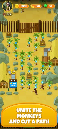 Monkey Jungle: Idle Merge - Screenshot 1