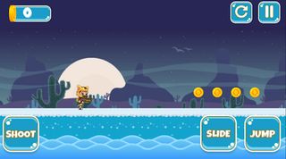 Boy Tiger Runner and Shoot - Screenshot 1