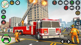 Firefighter Fire Truck Game 3D - Screenshot 2