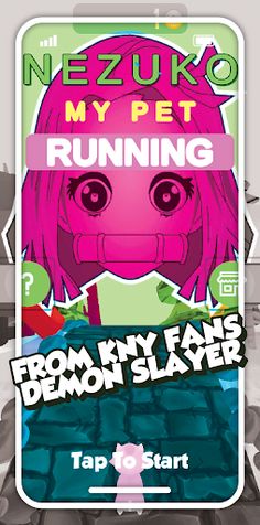 Nezuko Game 3D Run Anime KNY - Screenshot 3