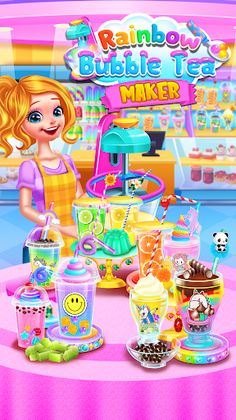 Rainbow Bubble Milk Tea Maker - Screenshot 1