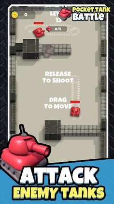 Pocket tank battle - Screenshot 1