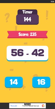 Math Quiz - Screenshot 4