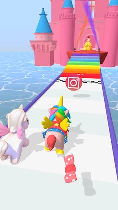 Unicorn Run 3D - Screenshot 1