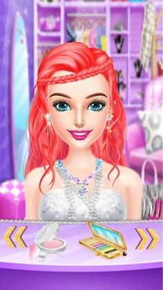 Braided MakeUp Hair Salon Game - Screenshot 4