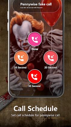 Pennywise scary fake call - Screenshot 1