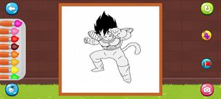 Coloring Anime Super Saiyanz - Screenshot 3