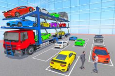 Cars Transporter Trailer Truck - Screenshot 2