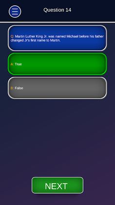 Martin Luther King Jr. - Quiz - Screenshot 3