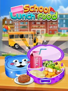 School Lunch Food - Lunch Box - Screenshot 4
