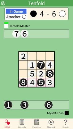 Tenfold: 10X Reversi(Othello) - Screenshot 2