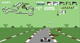 C64 Buggy Boy - Screenshot 2