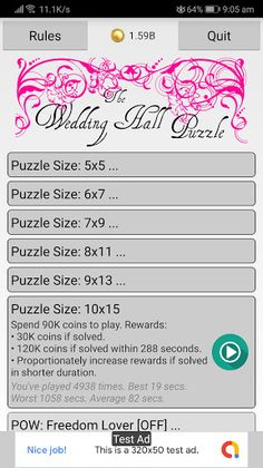 Wedding Hall Puzzle - Screenshot 1