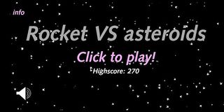 Rocket VS asteroids - Screenshot 1