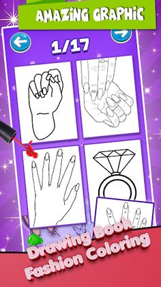 Drawing Book Fashion Coloring - Screenshot 2