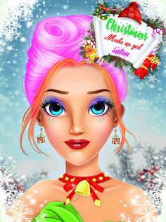 Christmas Princess Makeup Game - Screenshot 2