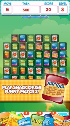 Snack Crush ID- A Crush Game - Screenshot 2