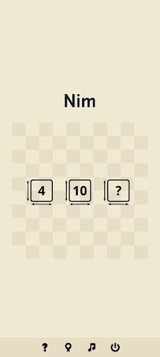 Nim mathematical strategy game - Screenshot 2