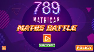 789 Mathicas - Maths Battle Ga - Screenshot 1