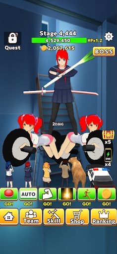 Incremental school tap battle - Screenshot 2