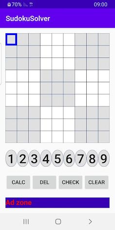 Sudoku Solver - Screenshot 1
