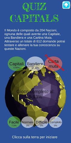 Quiz Capitals - Screenshot 1