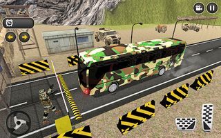 Army bus games 3d Army driving - Screenshot 2