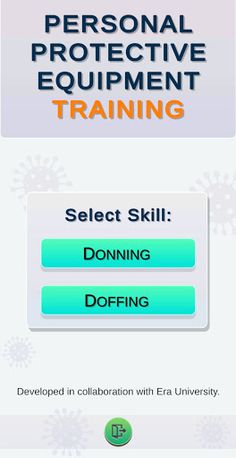 PPE Donning & Doffing Training - Screenshot 1
