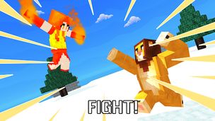 Blocky Princess: Frozen Arena - Screenshot 2