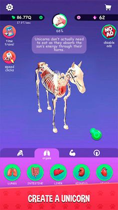 IDLE Animal Anatomy Clicker - Screenshot 2