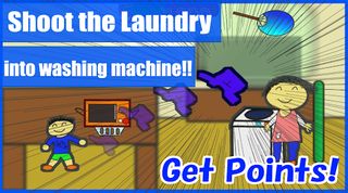 Crazy! Laundry Game: Don't Hit Mom With Dangerous - Screenshot 1