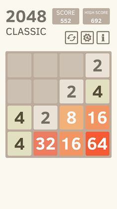 2048 Classic - Screenshot 1