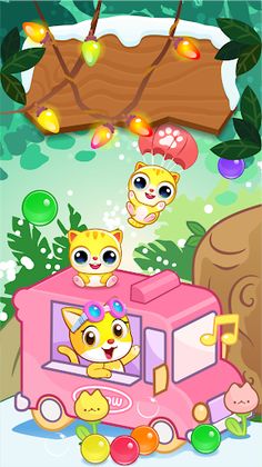 Cat poptime: Bubble Story - Screenshot 1