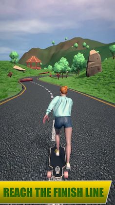 Longboard Skater - Screenshot 1