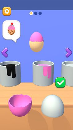 DIY Dip & Dye 3D Egg Crafts - Screenshot 1