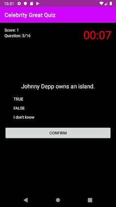 Celebrity Great Quiz - Screenshot 4